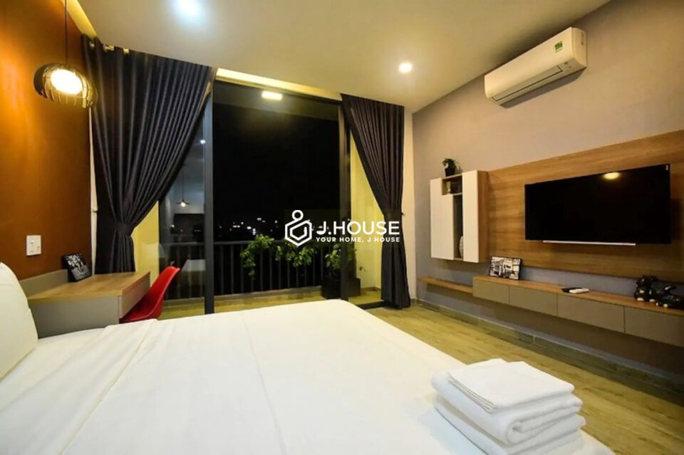 Studio apartment with large balcony at Karta Riverview Apartment, Thao Dien, District 2-3