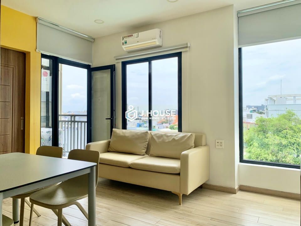Bright comfortable apartment on No Trang Long street, Binh Thanh District, HCMC