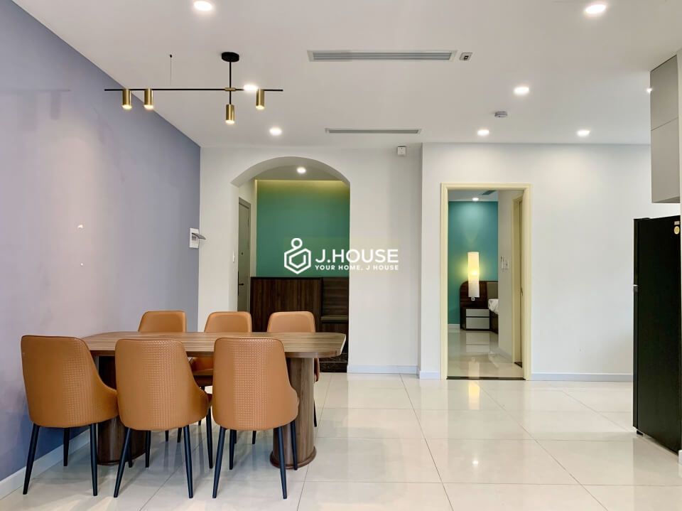 Morden 2 bedroom apartment has a rooftop pool, gym and sauna in Thao Dien, District 2, HCMC-4