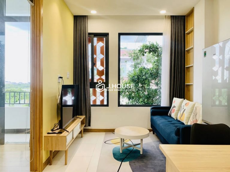 Nice apartment with balcony next to Saigon river in Thao Dien, District 2, HCMC
