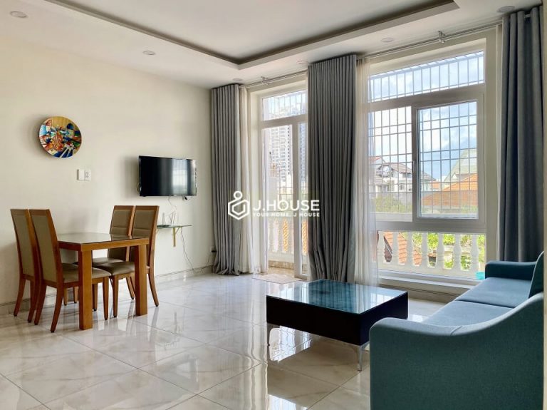 Bright 1 bedroom serviced apartment in Thao Dien, District 2, HCMC
