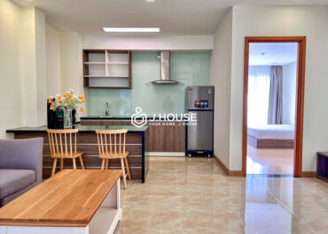 Spacious 1 br apartment with balcony at Solomon Apartment, Thao Dien, HCMC