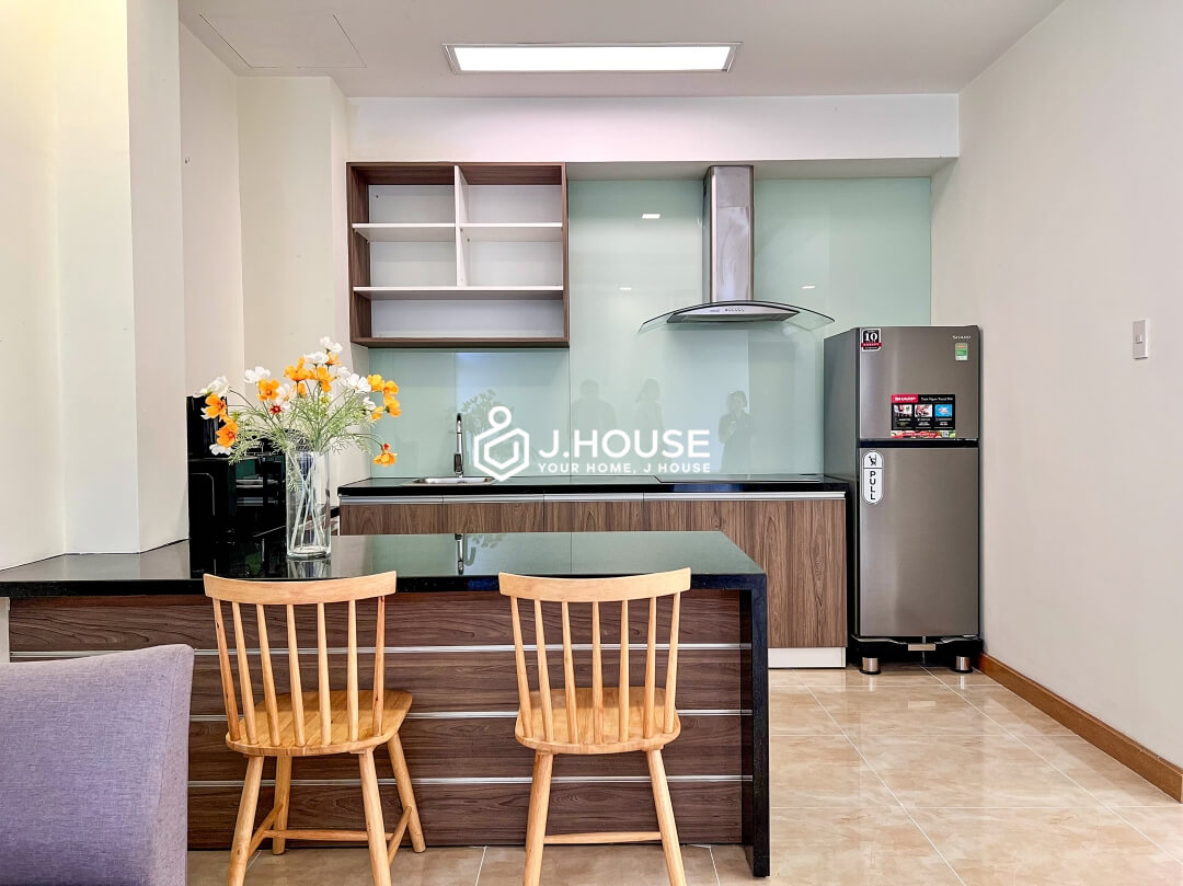 Spacious 1 br apartment with balcony at Solomon Apartment, Thao Dien, HCMC