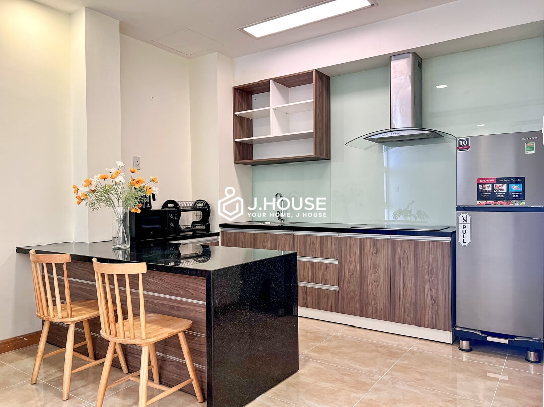 Spacious 1 br apartment with balcony at Solomon Apartment, Thao Dien, HCMC
