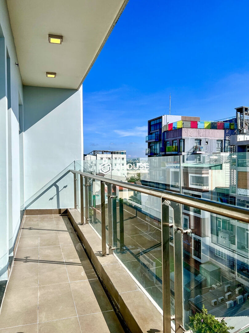 Spacious 1 br apartment with balcony at Solomon Apartment, Thao Dien, HCMC