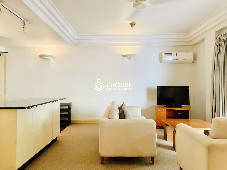 Spacious 2-bedroom serviced apartment with long balcony in District 3, HCMC-2