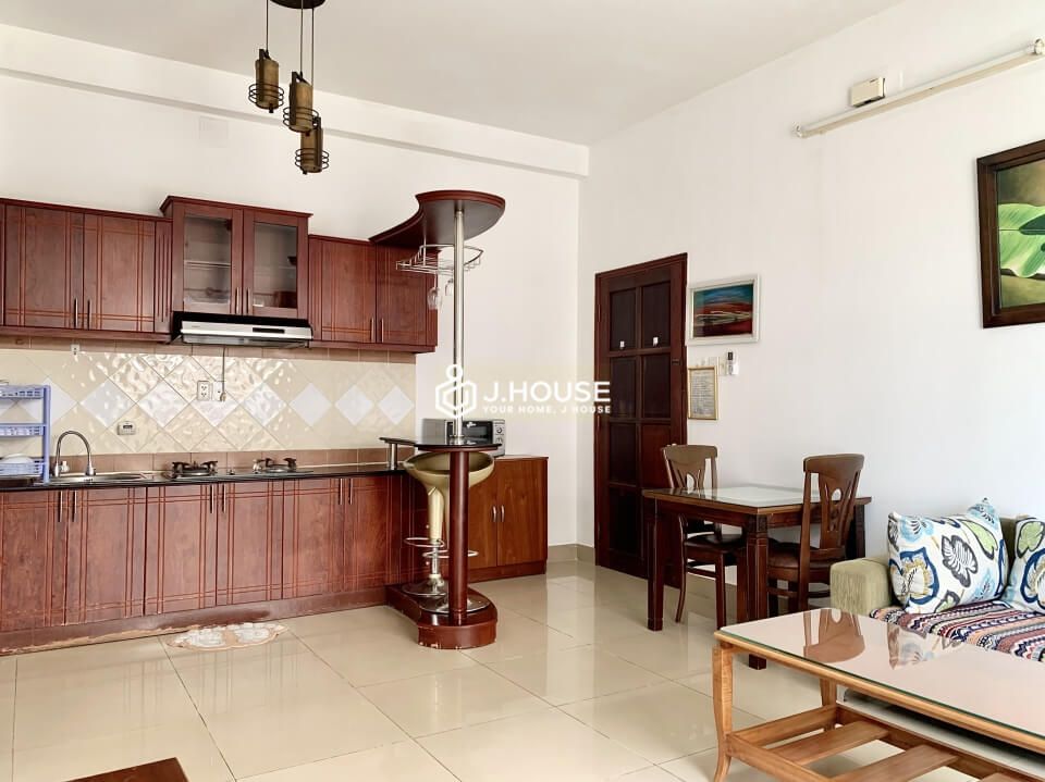 Spacious serviced apartment with lots of natural light on Le Van Sy street, Tan Binh District-6