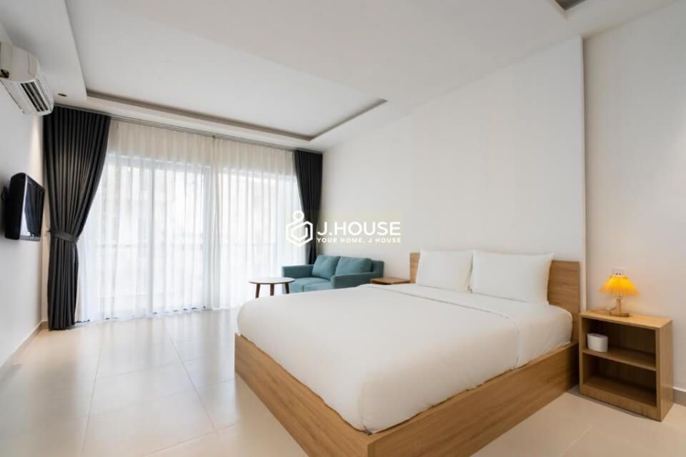 Modern serviced apartment with balcony near Tan Dinh market, District 1, HCMC-0