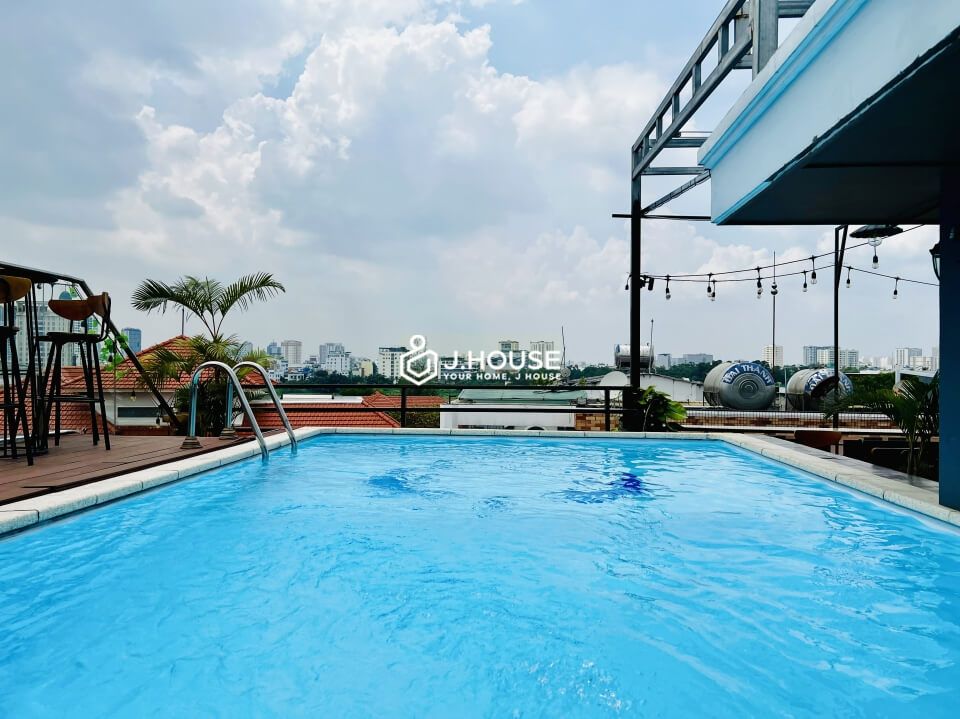 Serviced apartment with rooftop pool in Thao Dien, District 2, HCMC-0
