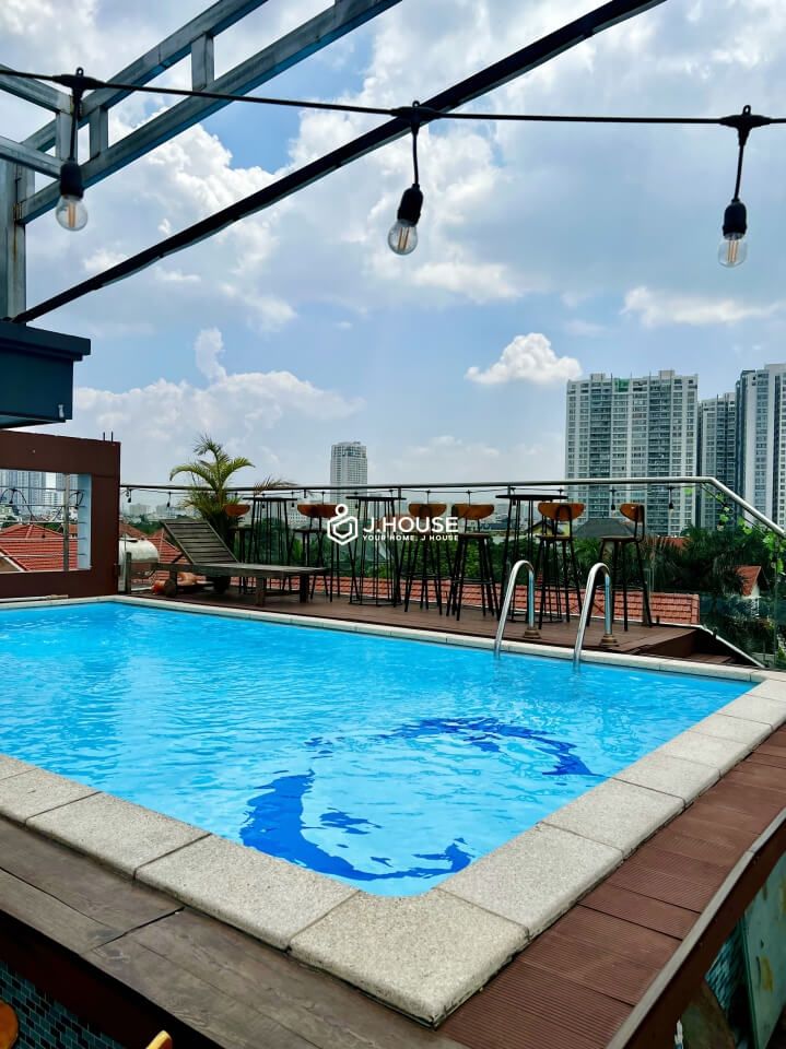 Serviced apartment with rooftop pool in Thao Dien, District 2, HCMC