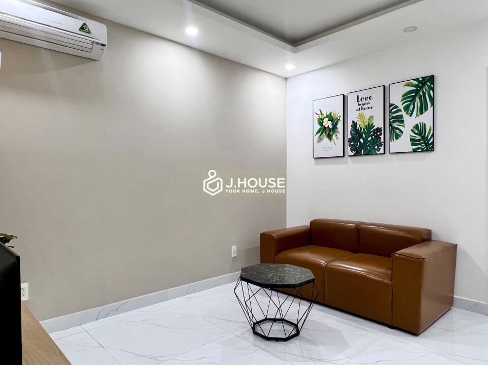 Modern apartment has a balcony on Nguyen Van Huong Street, District 2, HCMC