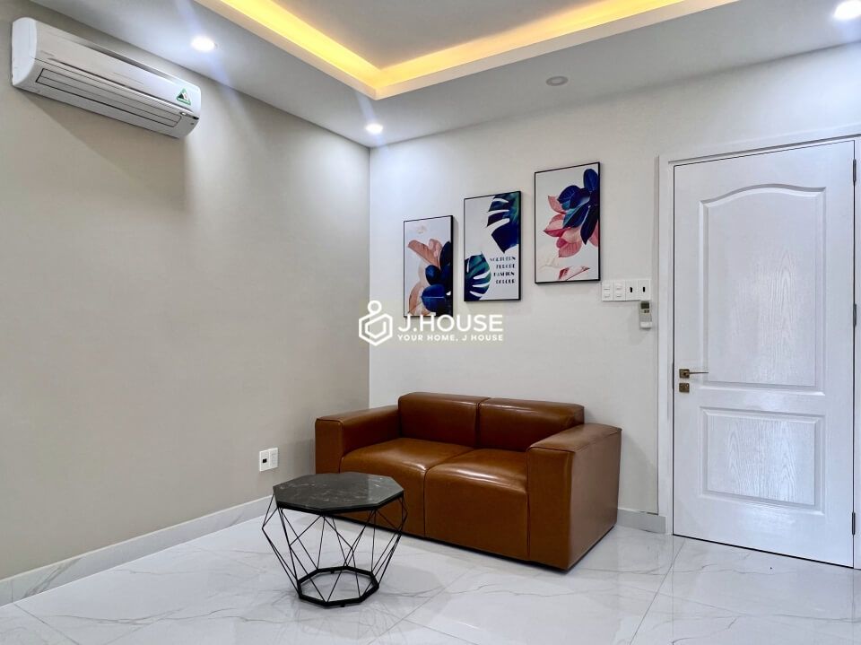 Modern fully furnished apartment has a balcony on Nguyen Van Huong Street, District 2, HCMC-0