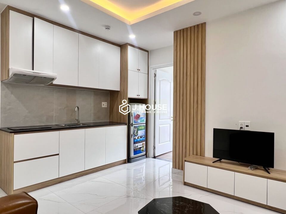 Modern fully furnished apartment has a balcony on Nguyen Van Huong Street, District 2, HCMC-2