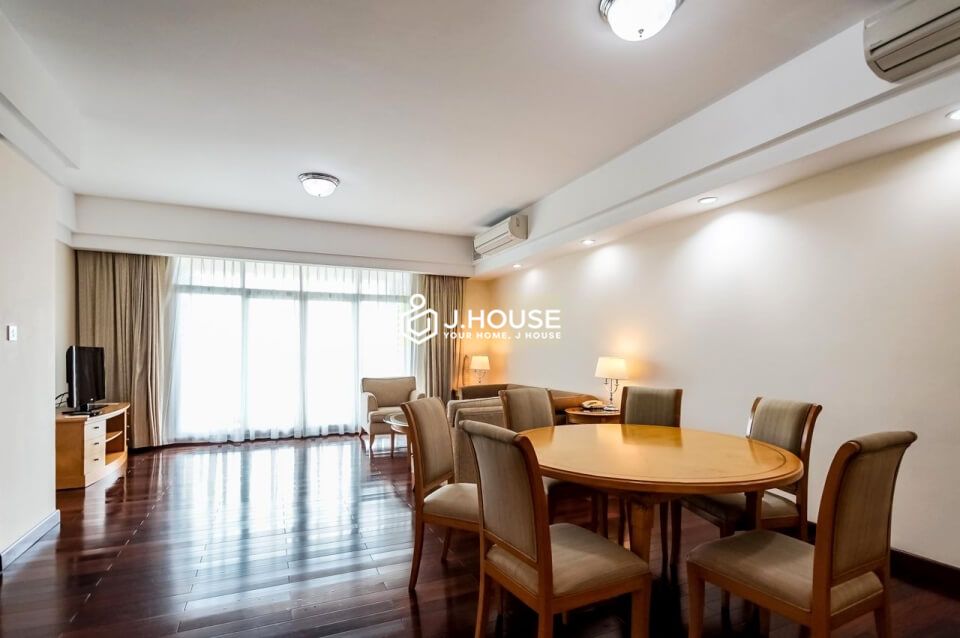 Spacious 3-bedroom serviced apartment at Indochine Park Tower in District 3, HCMC-1