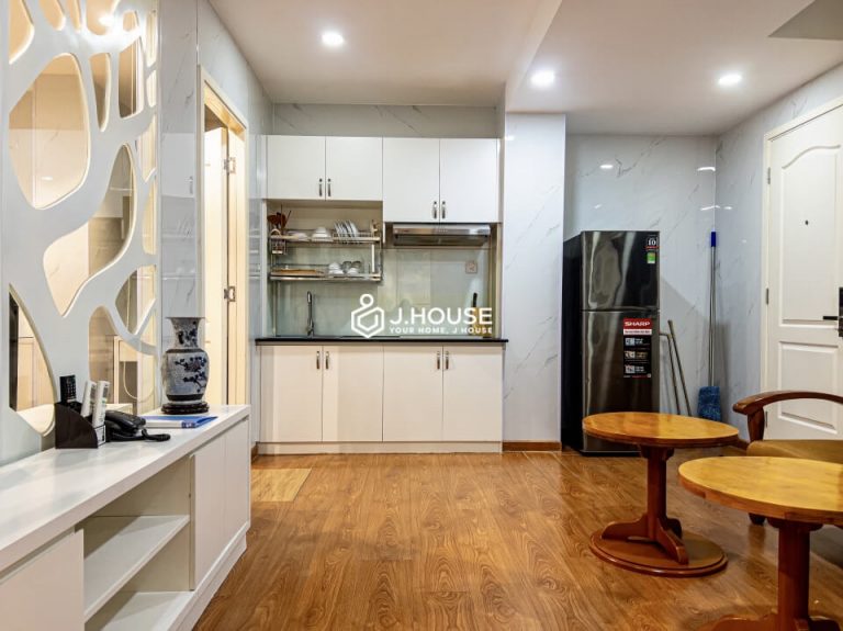 Fully furnished apartment for rent near Metro station, District 1, HCMC