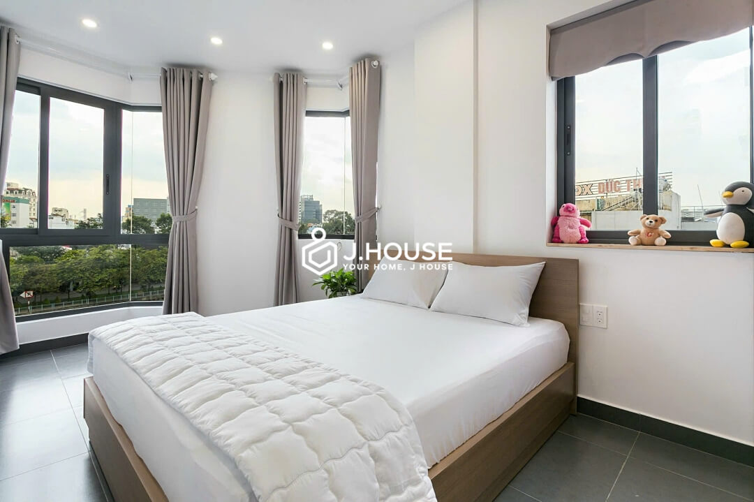 Apartment for rent in Binh Thanh District - Next to the canal and Fully furnished