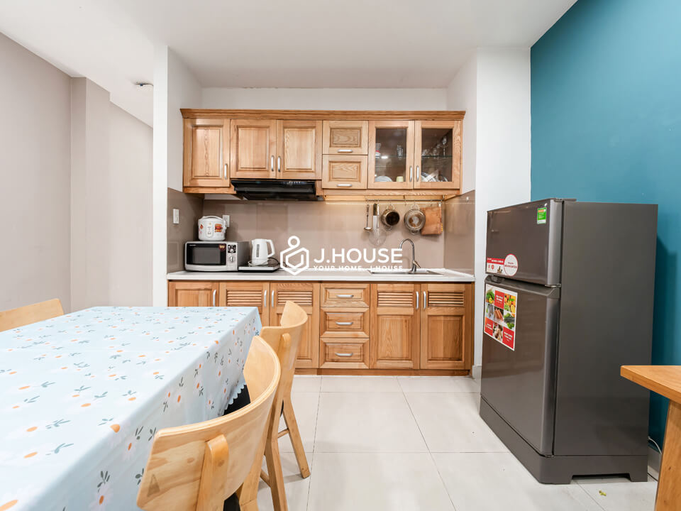 1BR apartment for rent with balcony near airport, Tan Binh District, HCM