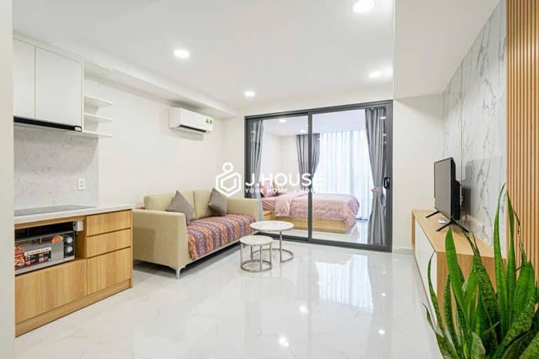 Modern 1 br apartment for rent in District 1, HCM - JooHouse TDX
