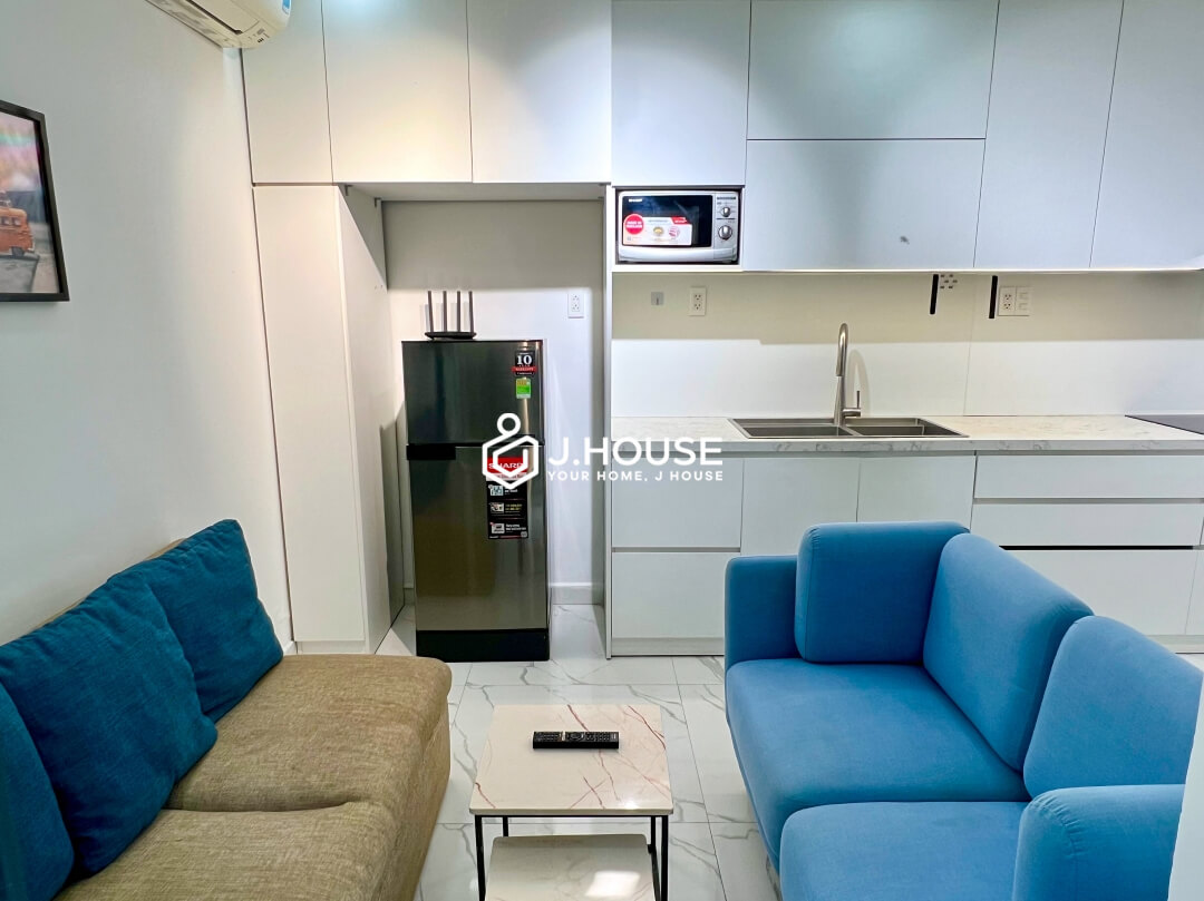1 br apartment with backyard at Estar Apartment, District 3