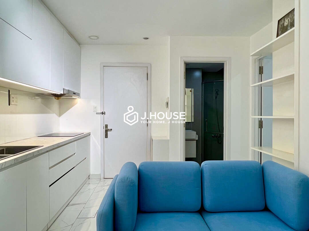 1 br apartment with backyard at Estar Apartment, District 3