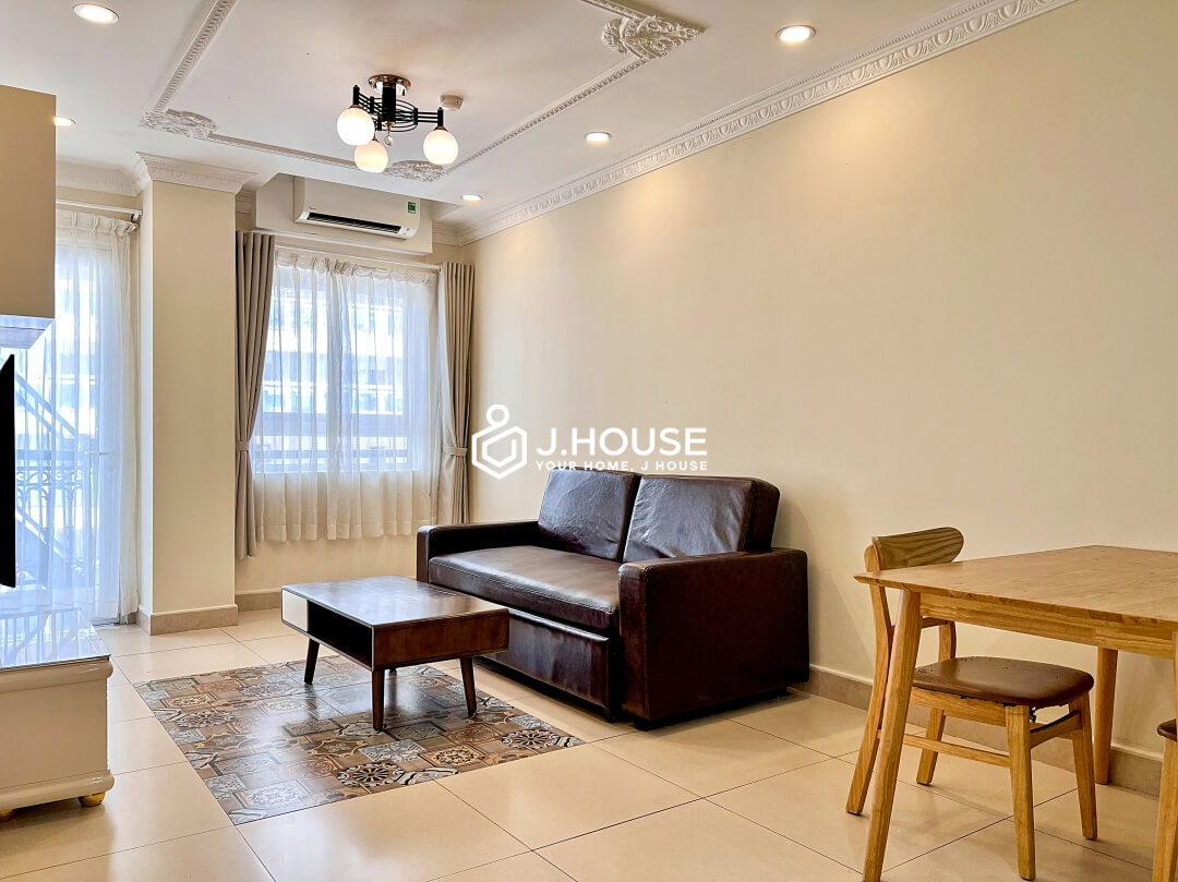 1BR apartment for rent, balcony at Sol Apartment, Thao Dien, District 2