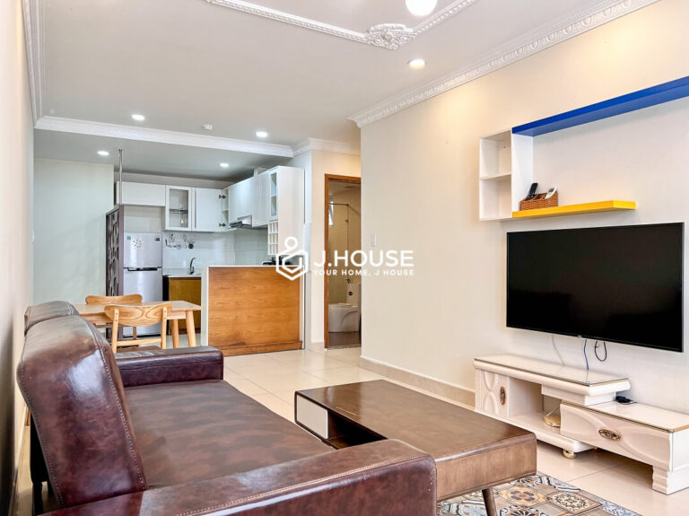 1BR apartment for rent, balcony at Sol Apartment, Thao Dien, District 2