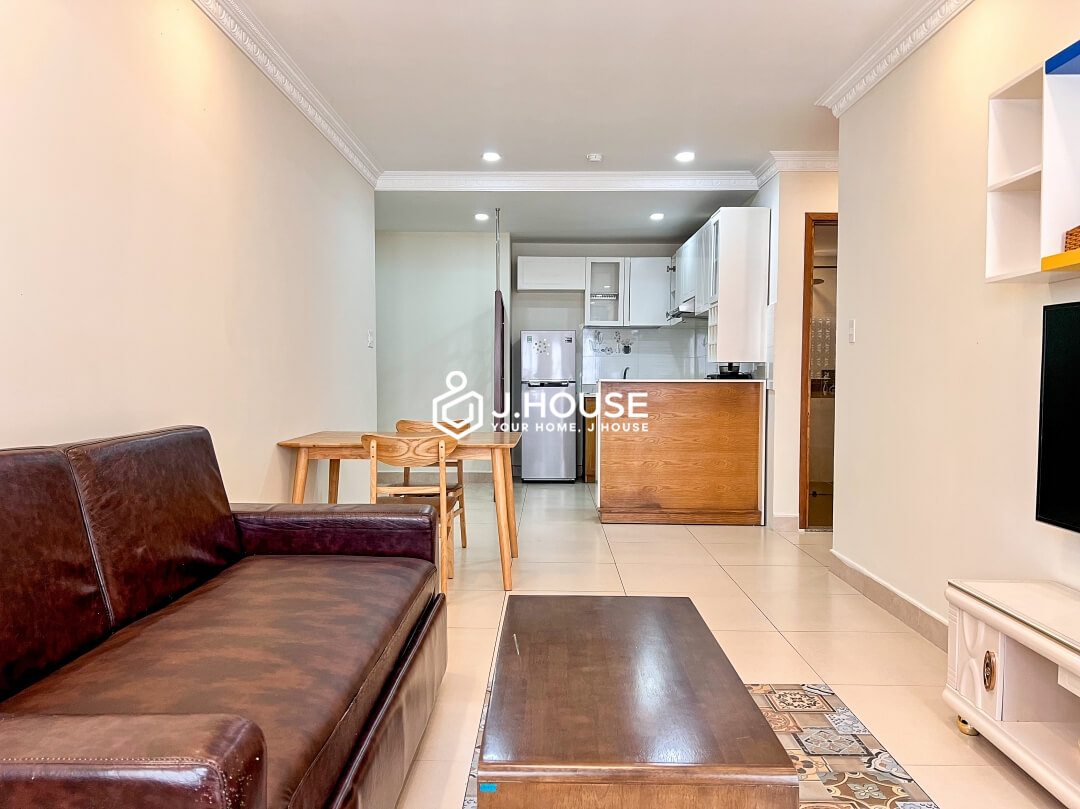 1BR apartment for rent, balcony at Sol Apartment, Thao Dien, District 2