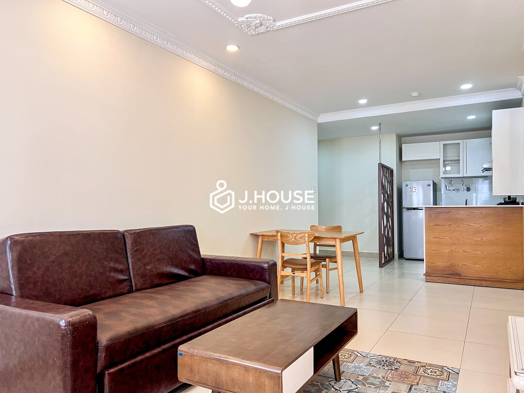 1BR apartment for rent, balcony at Sol Apartment, Thao Dien, District 2
