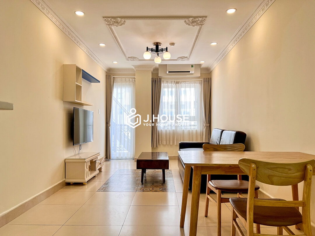 1BR apartment for rent, balcony at Sol Apartment, Thao Dien, District 2