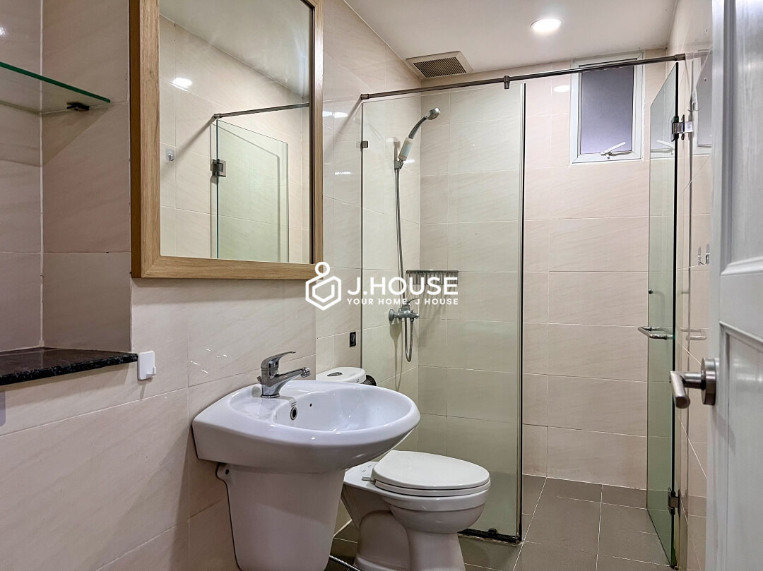 Bright 1BR apartment with a balcony at Ton Apartment, District 1, HCMC