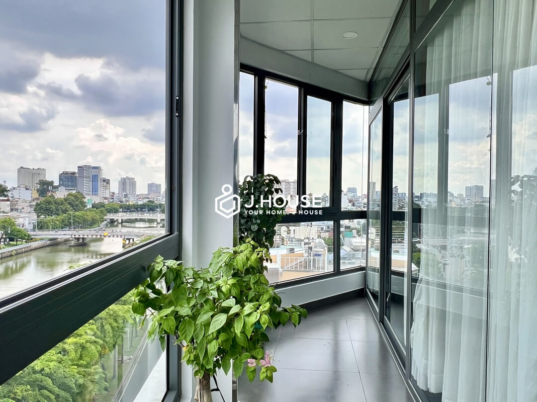Rooftop 1 BR apartment with sky view at TM Apartment, Binh Thanh District