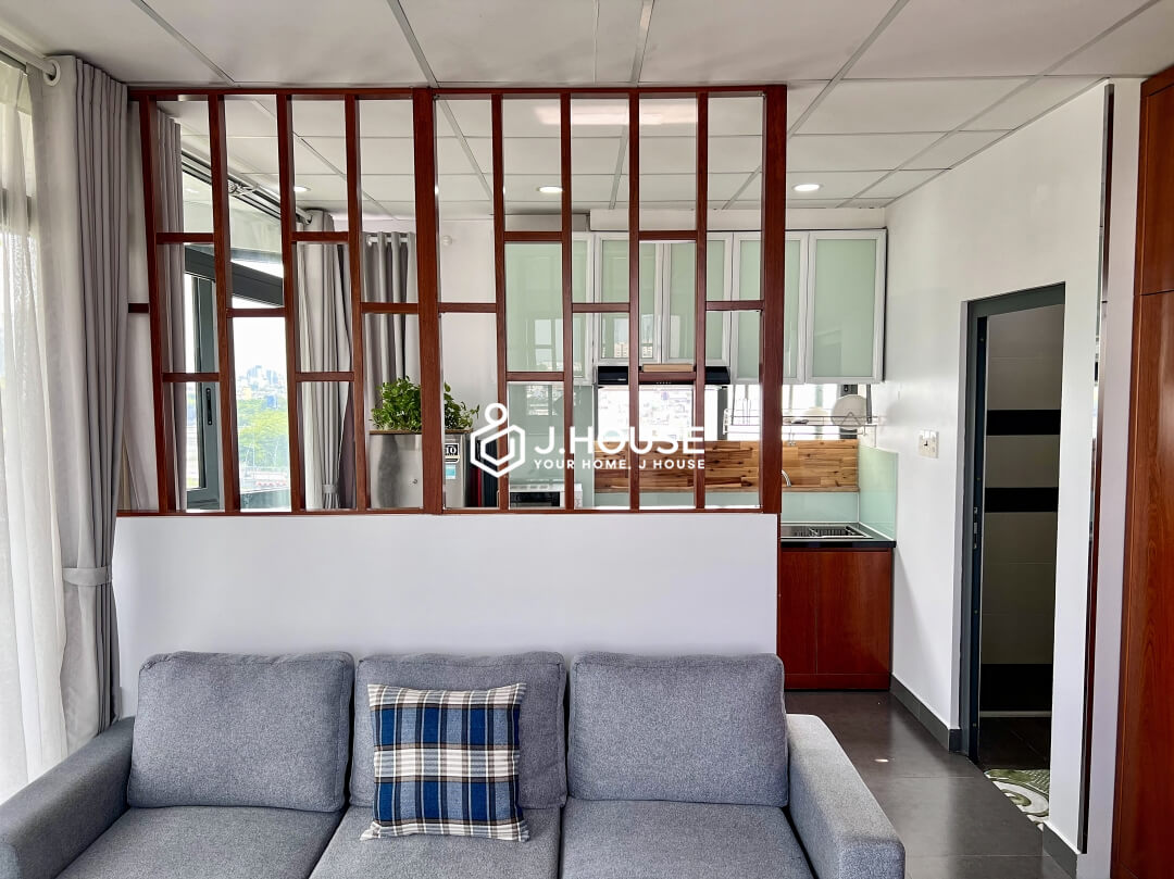 Rooftop 1 BR apartment with sky view at TM Apartment, Binh Thanh District