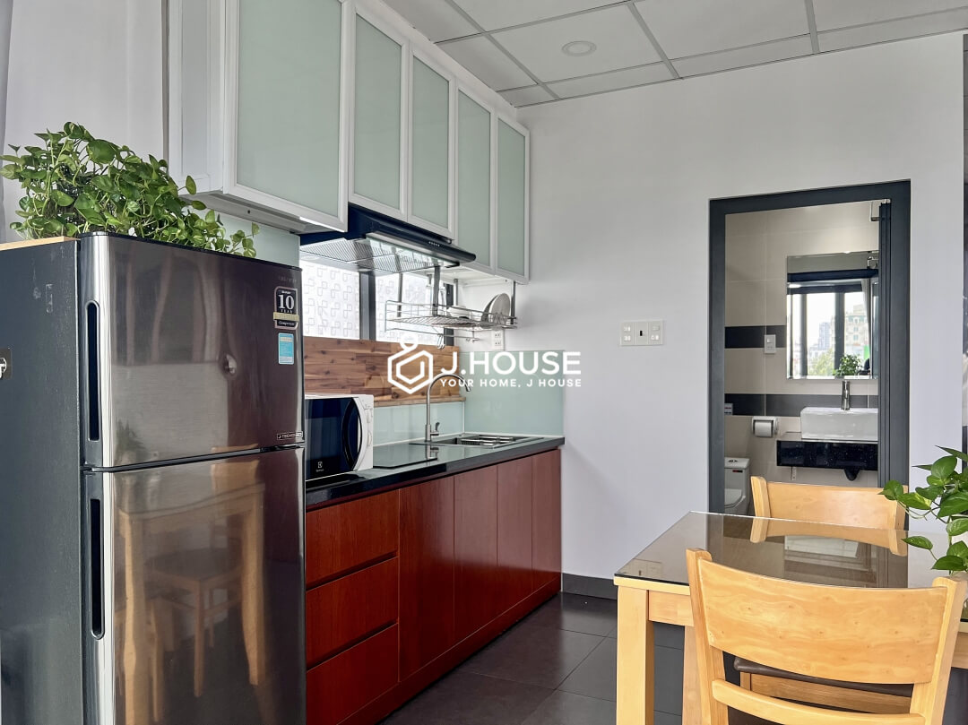 Rooftop 1 BR apartment with sky view at TM Apartment, Binh Thanh District