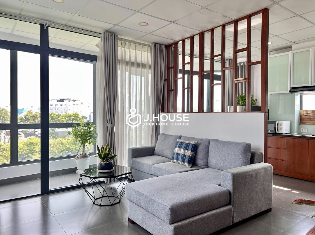 Rooftop 1 BR apartment with sky view at TM Apartment, Binh Thanh District