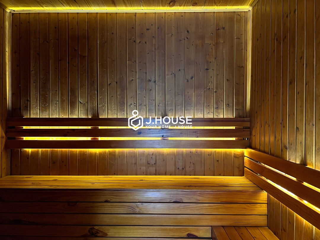 Sauna room at Vy Long Apartment, Phu Nhuan District, HCMC-0