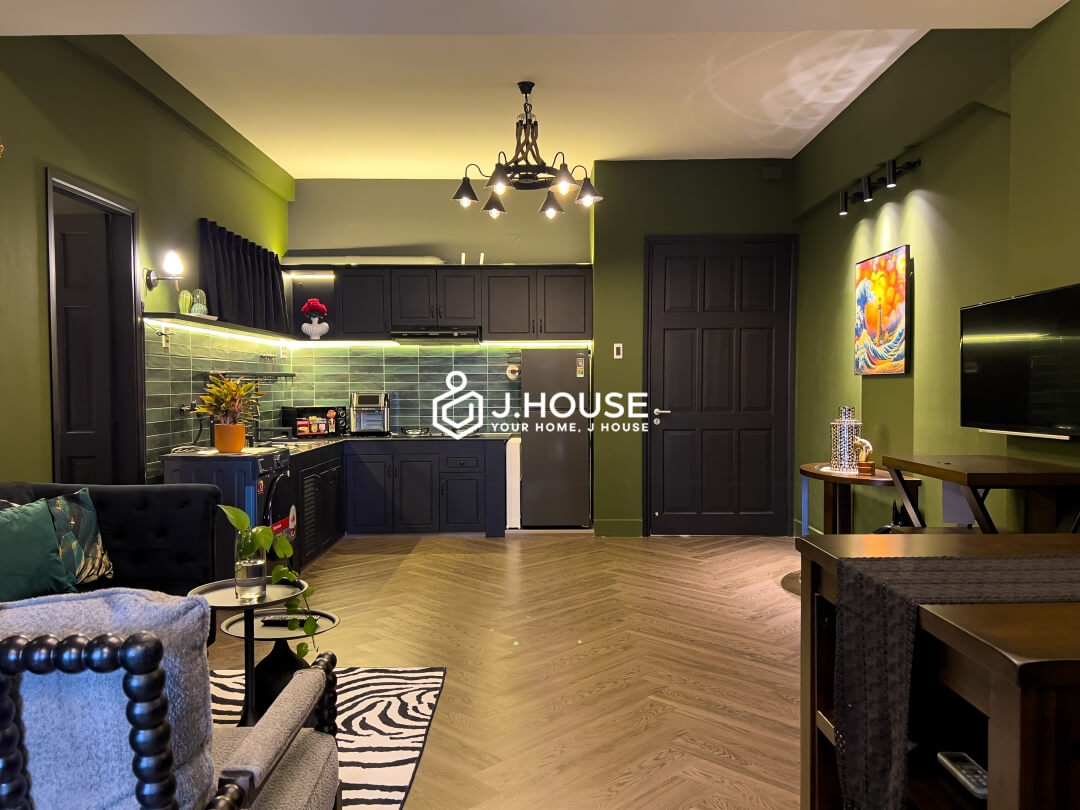 Secret House 2 BR apartment for rent at Nguyen Ngoc Phuong Apartment, Binh Thanh District