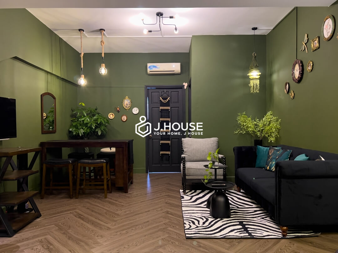 Secret House 2 BR apartment for rent at Nguyen Ngoc Phuong Apartment, Binh Thanh District