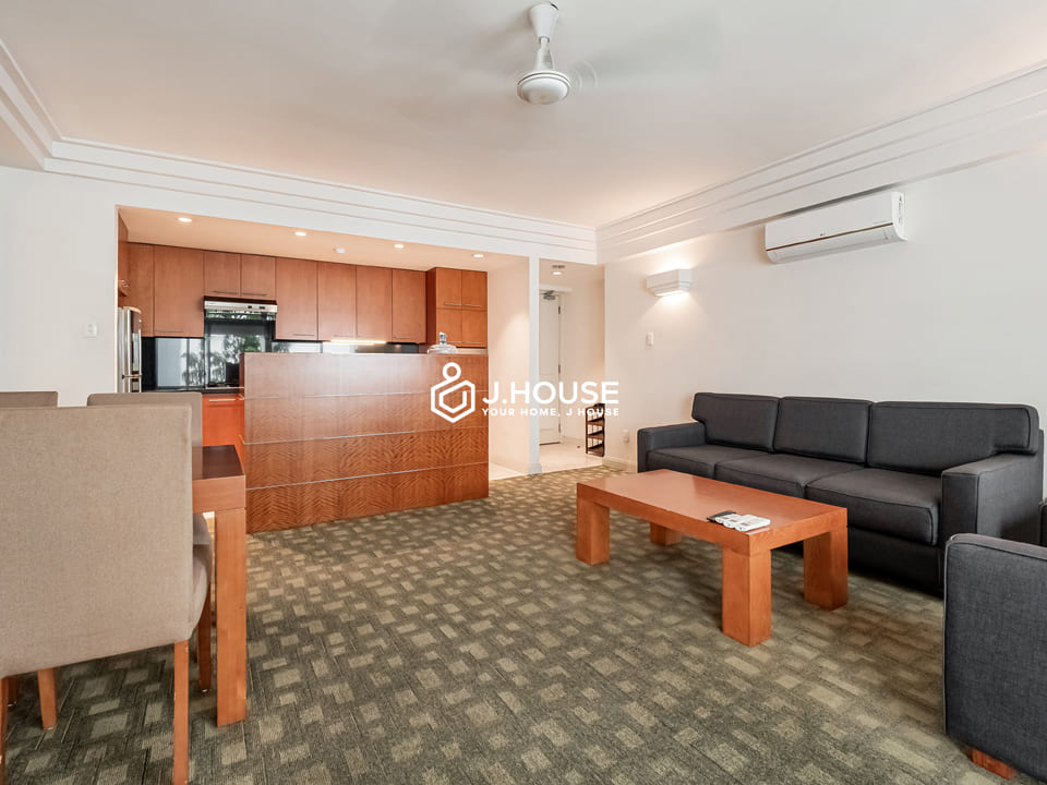 2br apartment for rent with balcony at Saigon Apartment, District 3, HCMC
