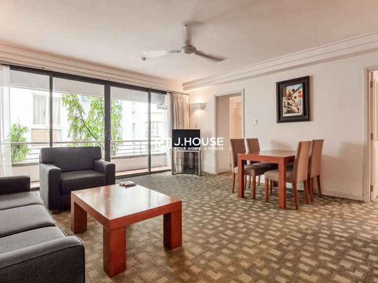 2br apartment for rent with balcony at Saigon Apartment, District 3, HCMC