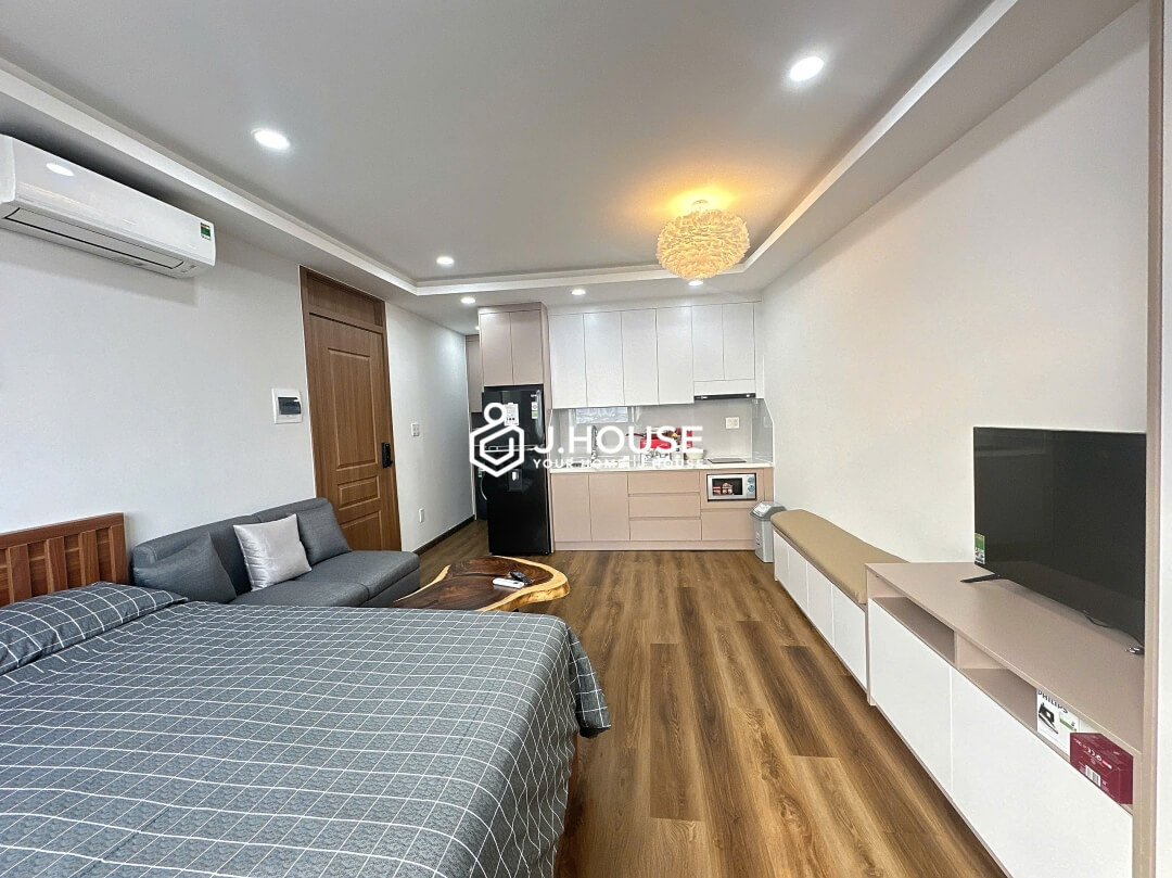 Bright studio apartment at Vo Apartment in Thao Dien, District 2, HCM