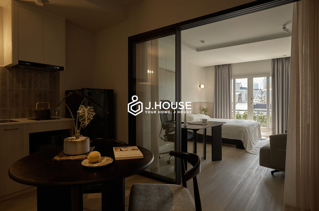 Modern 1br apartment for rent at LB Boutique Apartments, District 1, HCM