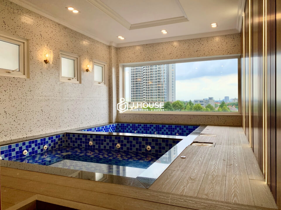 Serviced apartment building has a rooftop pool, gym and sauna in Thao Dien, District 2, HCMC-0