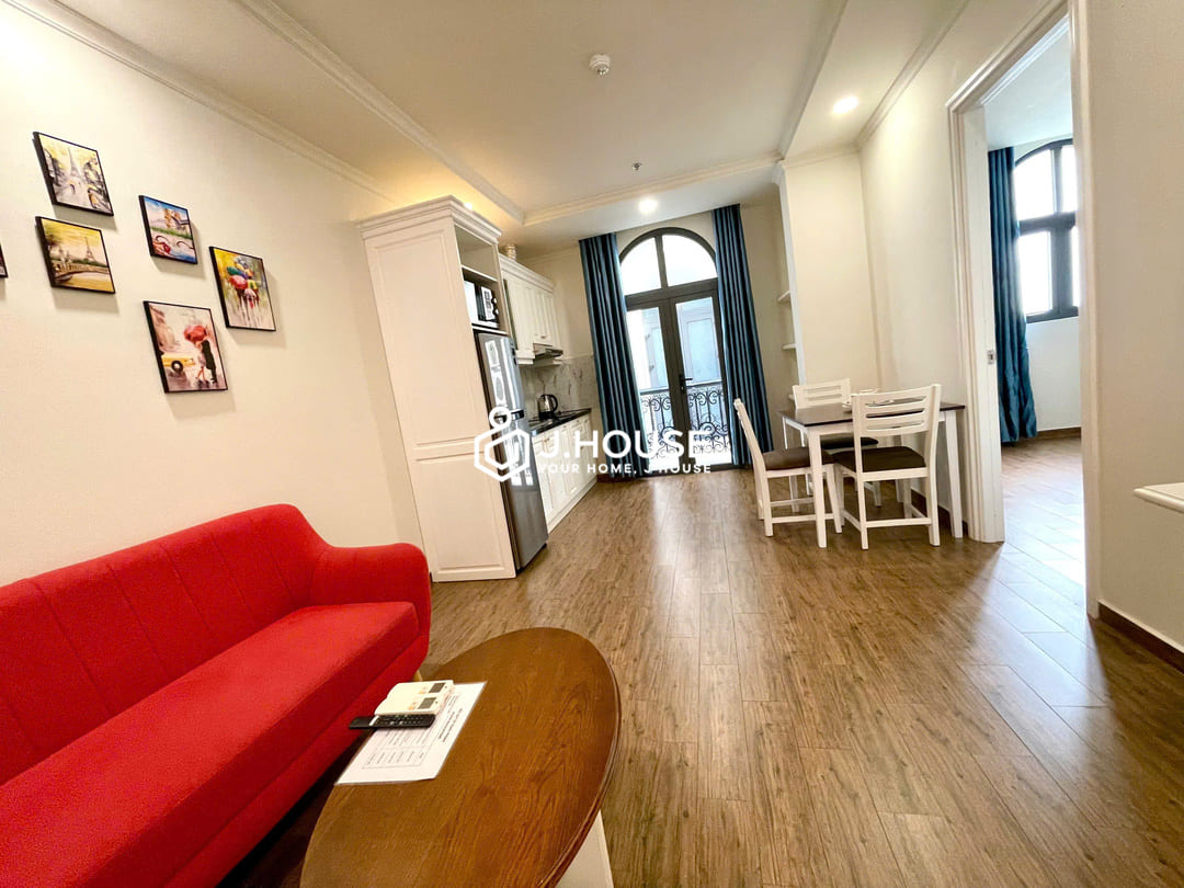 2br apartment with bathtub at Genuss Serviced Apartment, Thao Dien, District 2
