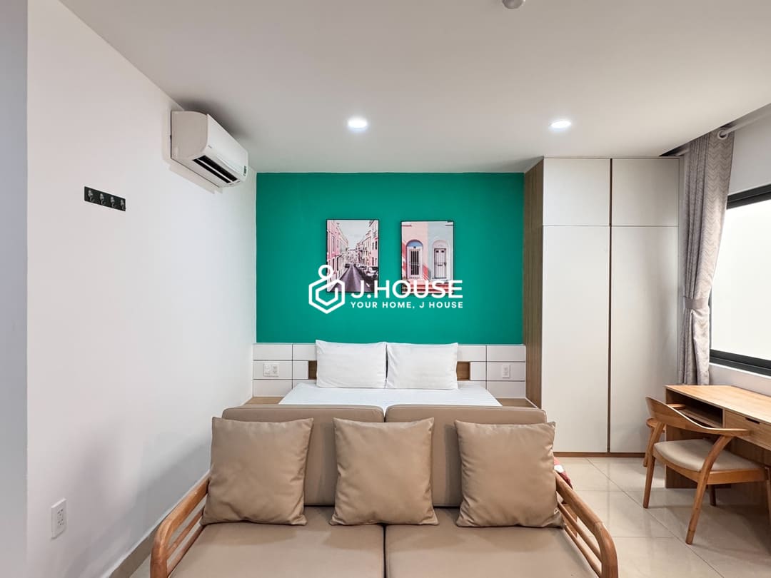 Affordable studio apartment for rent in Binh Thanh District- Anna Apartment