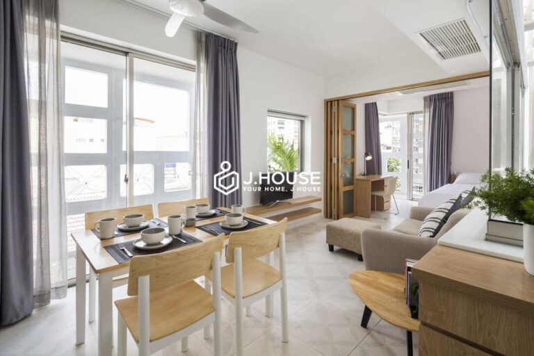 Rooftop 1br modern apartment for rent at CC Residence, Tan Binh District