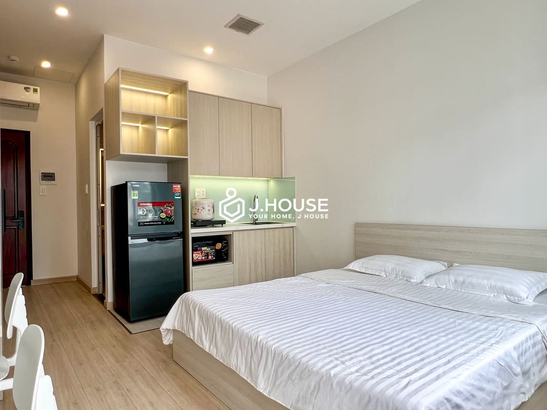 Studio apartment for rent with balcony on Phan Ton street, District 1, HCMC