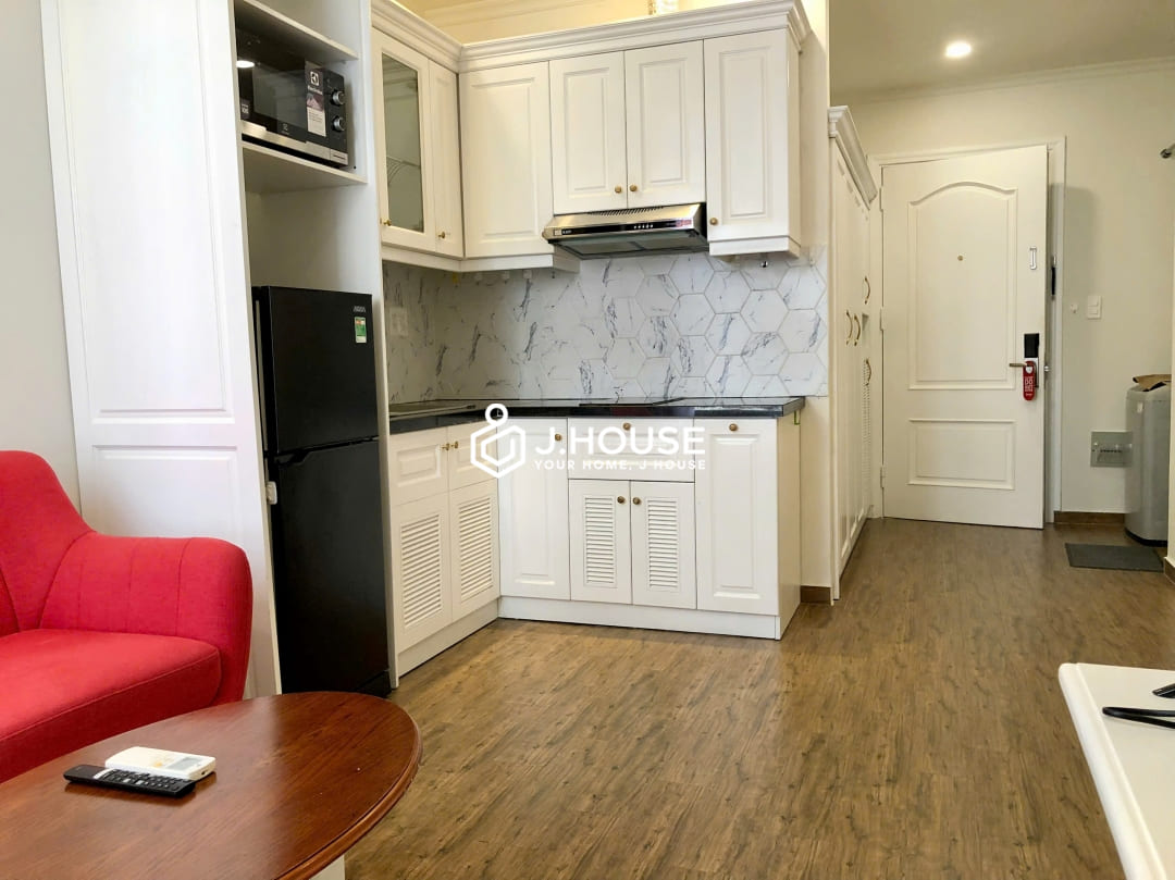 1br apartment with bathtub at Genuss Serviced Apartment, Thao Dien, District 2