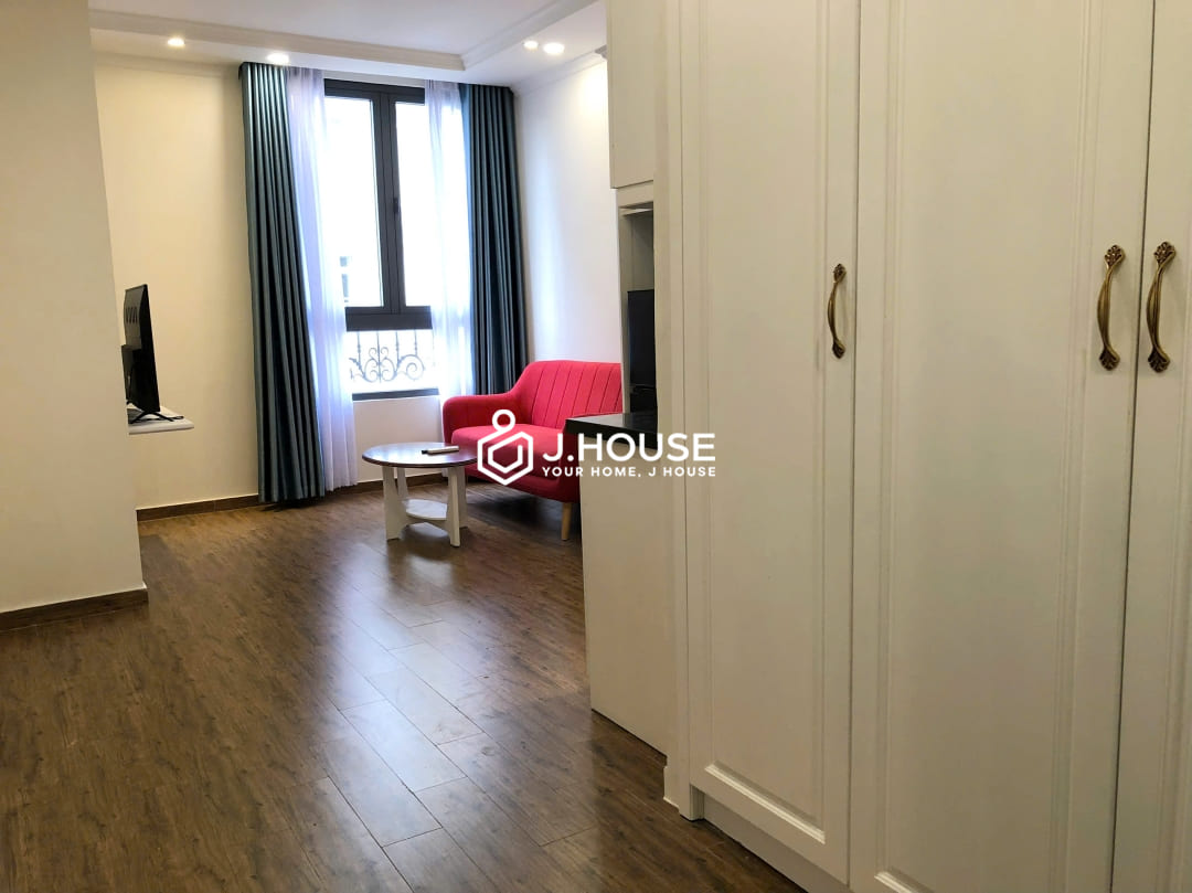1br apartment with bathtub at Genuss Serviced Apartment, Thao Dien, District 2