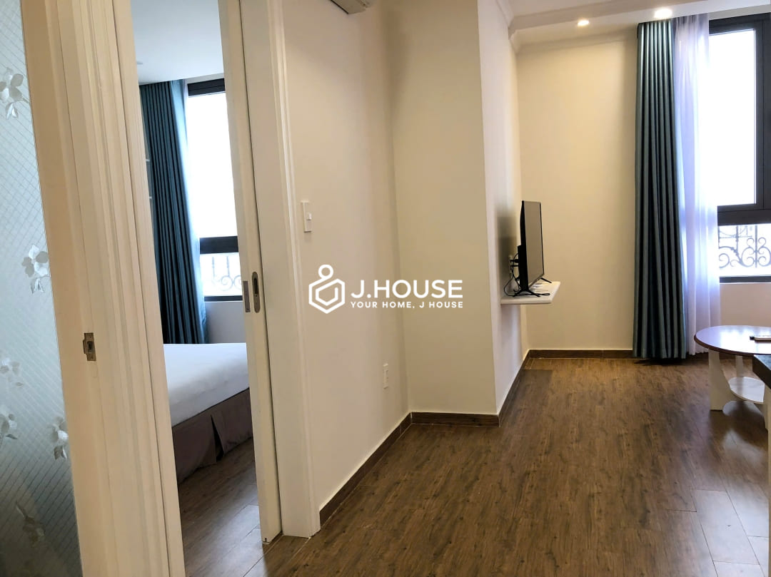 1br apartment with bathtub at Genuss Serviced Apartment, Thao Dien, District 2