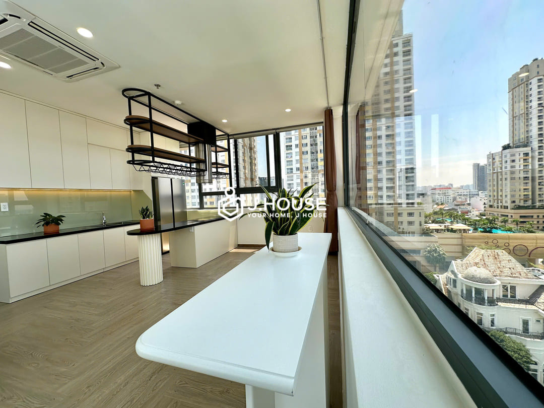 Mini Penthouse 2br Apartment with pool at Genuss Apartment, Thao Dien
